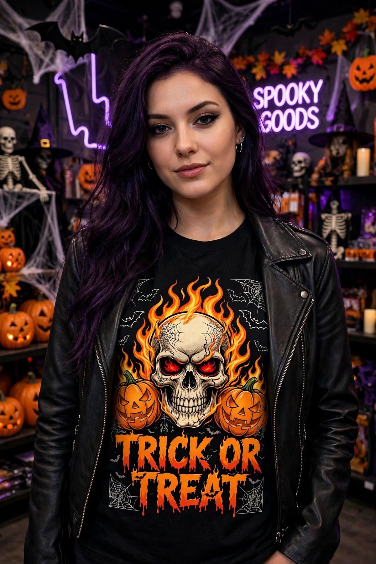 Trick or Treat Halloween T-Shirt mockup