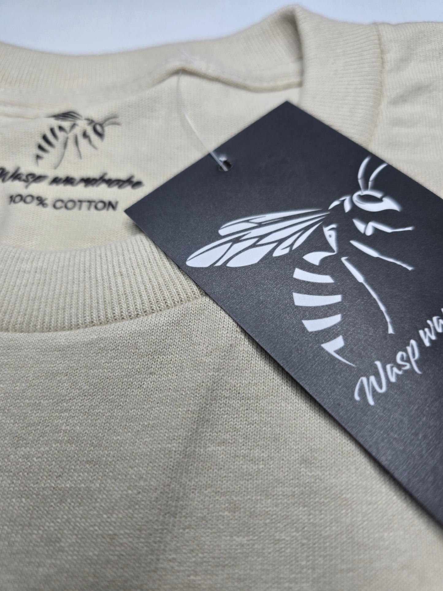 -Wasp Wardrobe Exclusive Beige Unisex T-Shirt