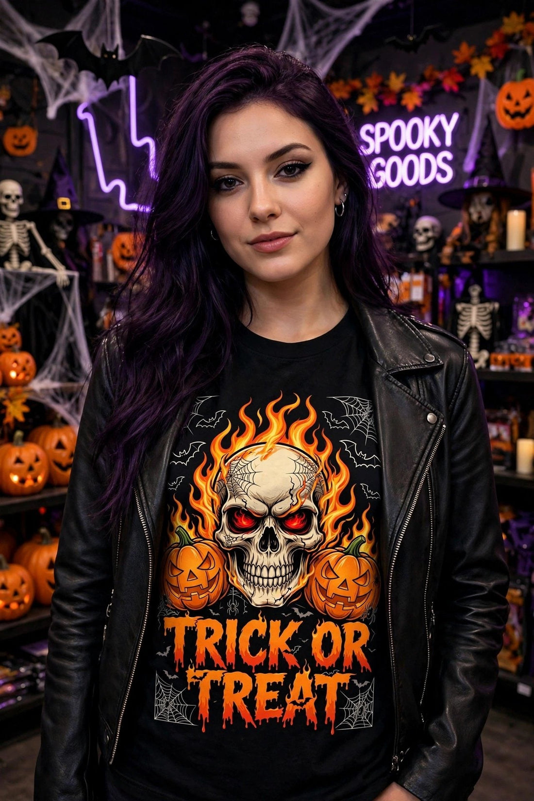 Trick or Treat Halloween T-Shirt mockup