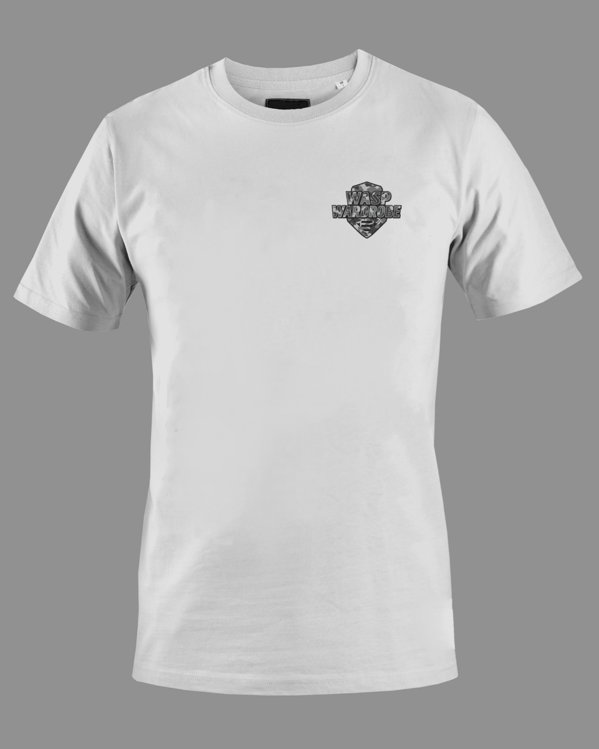 Short sleeve Wasp Wardrobe Gray Camo T-Shirt [Exclusive Wasp Wardrobe Desing]