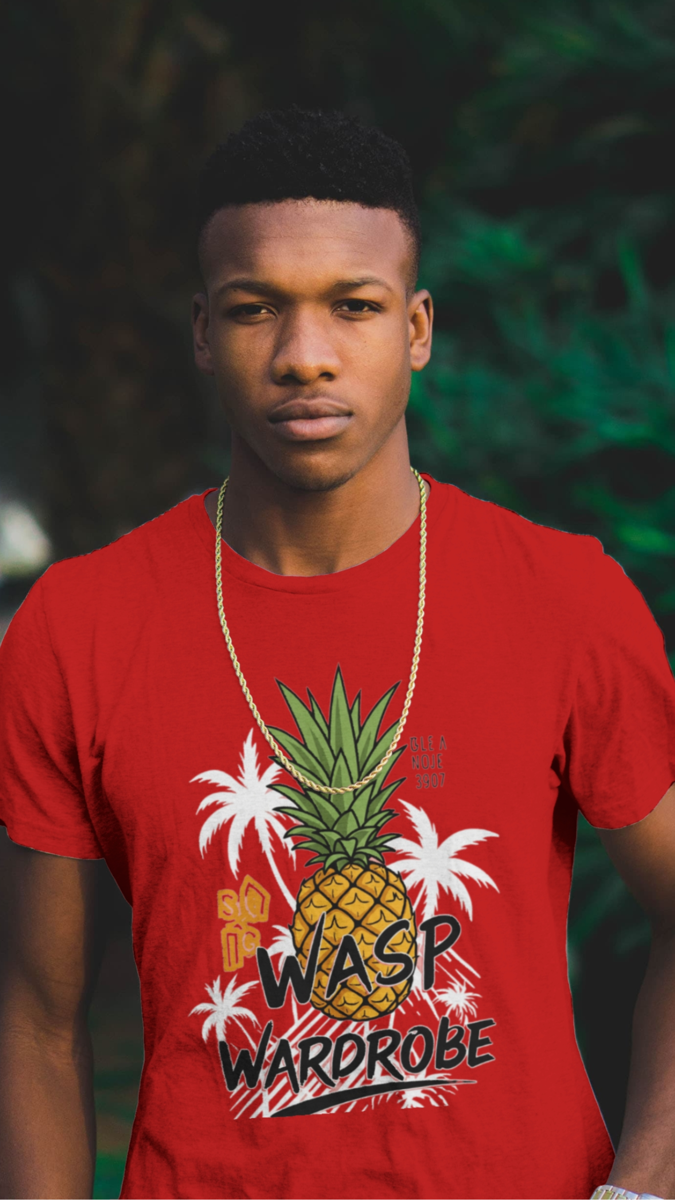 Summer Pineapple Palms t-shirt [Exclusive Wasp Wardrobe Desing]