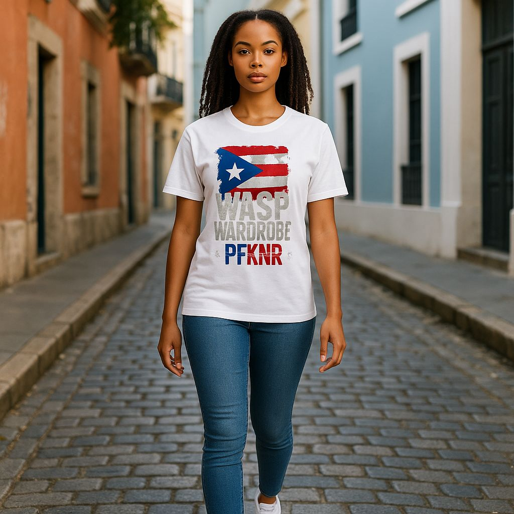 PFKNR Puerto Rico Flag Tee [Exclusive Wasp Wardrobe Desing]