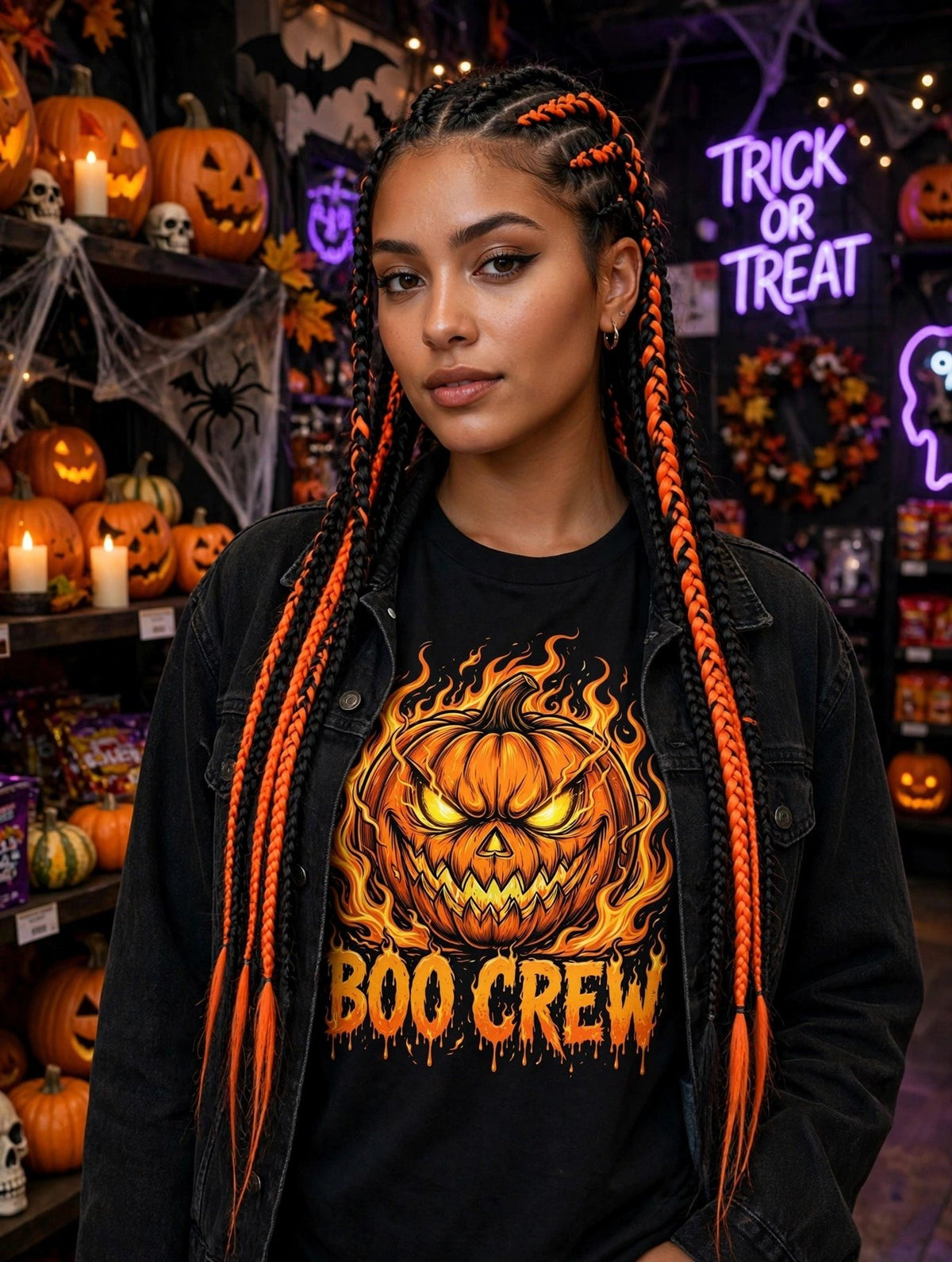 Boo Crew Halloween T-Shirt mockup