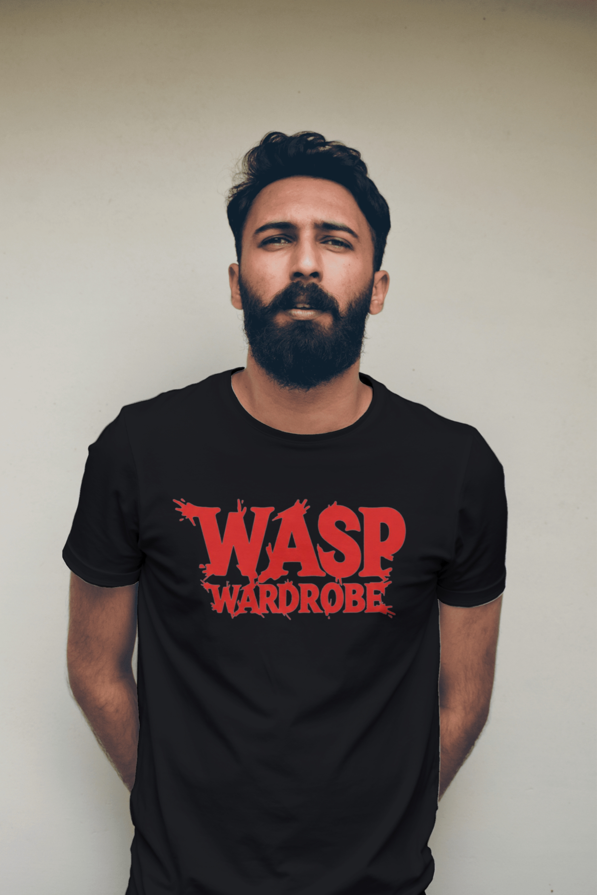 Wasp Wardrobe Tee [Red lettering]