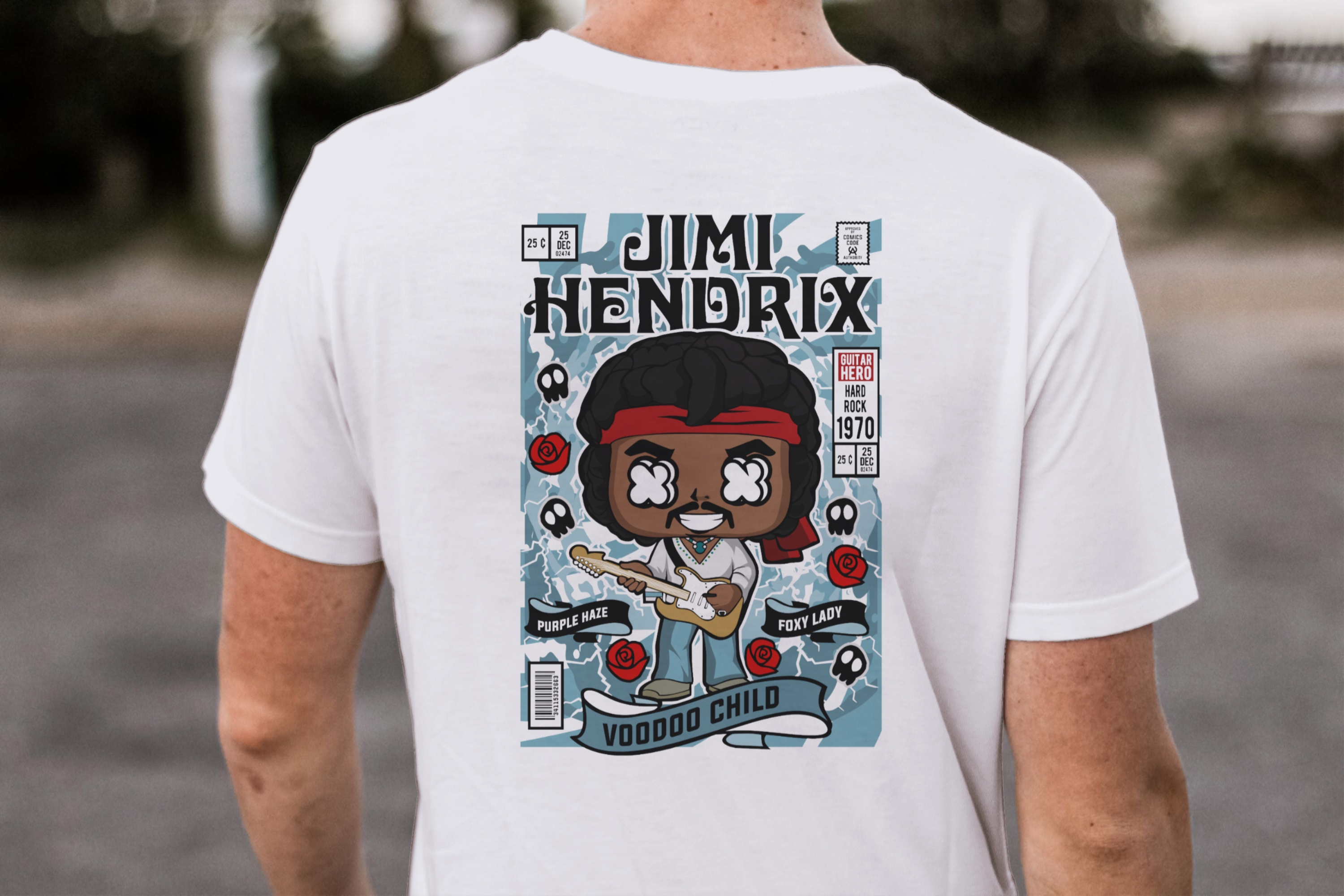 The Legend Collection: Hendrix "Voodoo Child" Comic-Style Tee