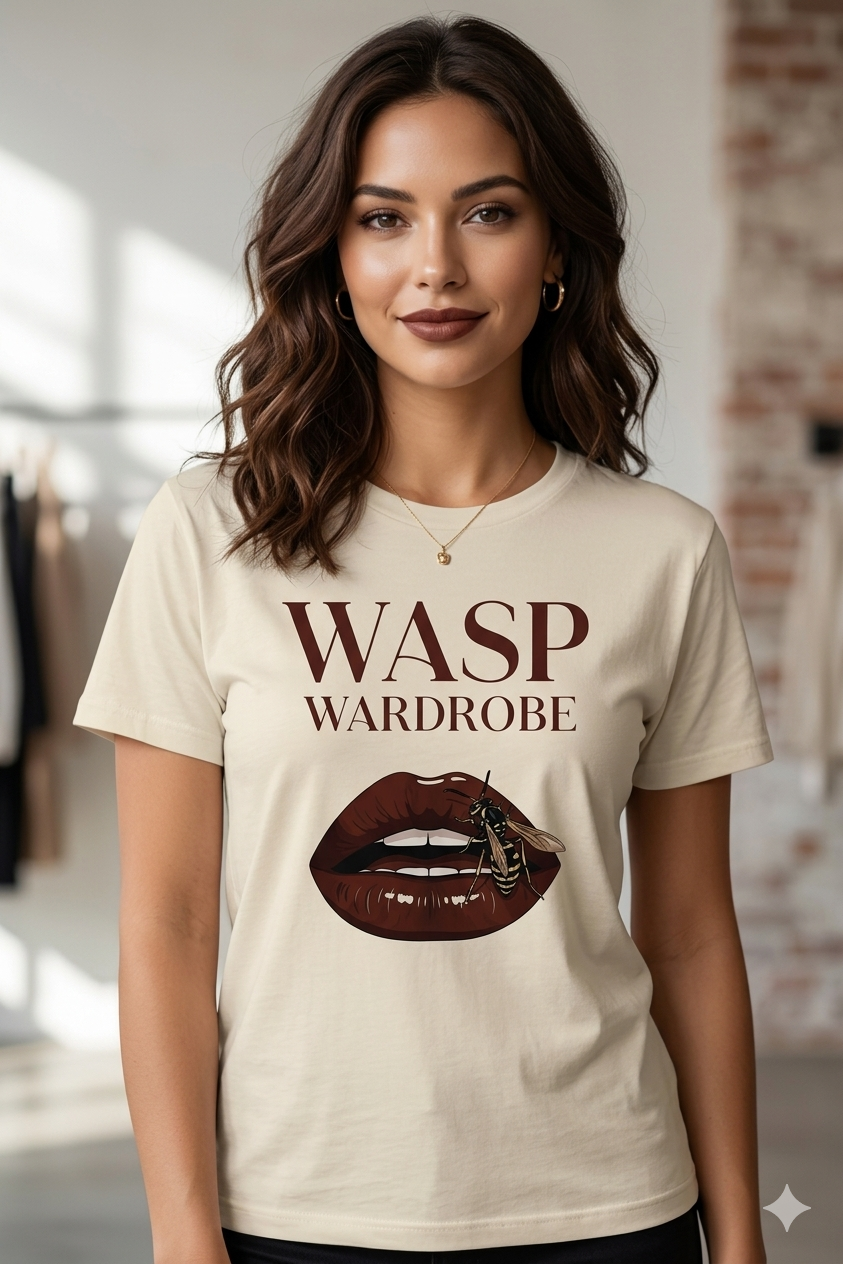 Wasp Wardrobe "Lethal Lip" Signature Tee