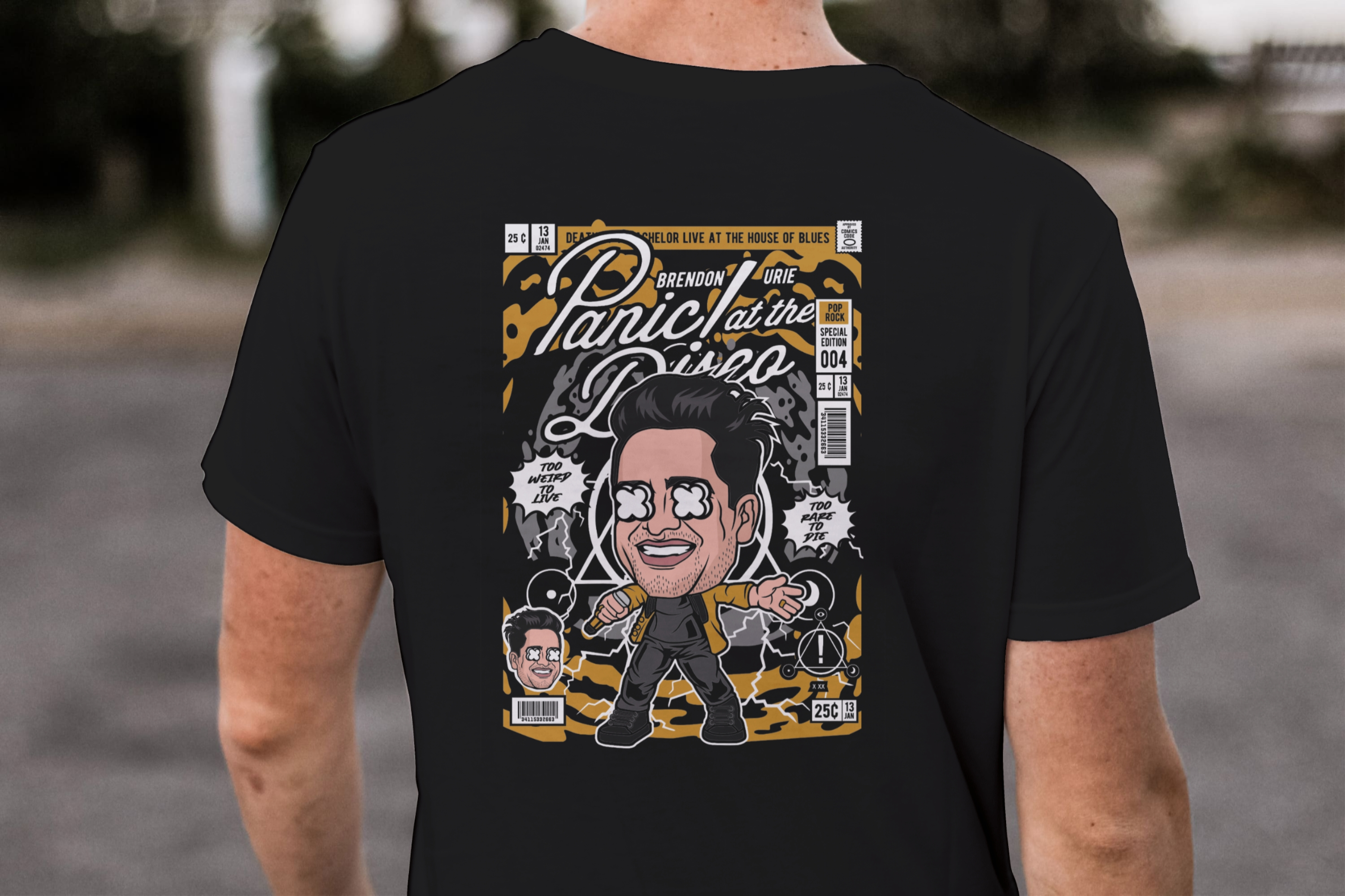 Too Weird to Die"Funko Comic Tee