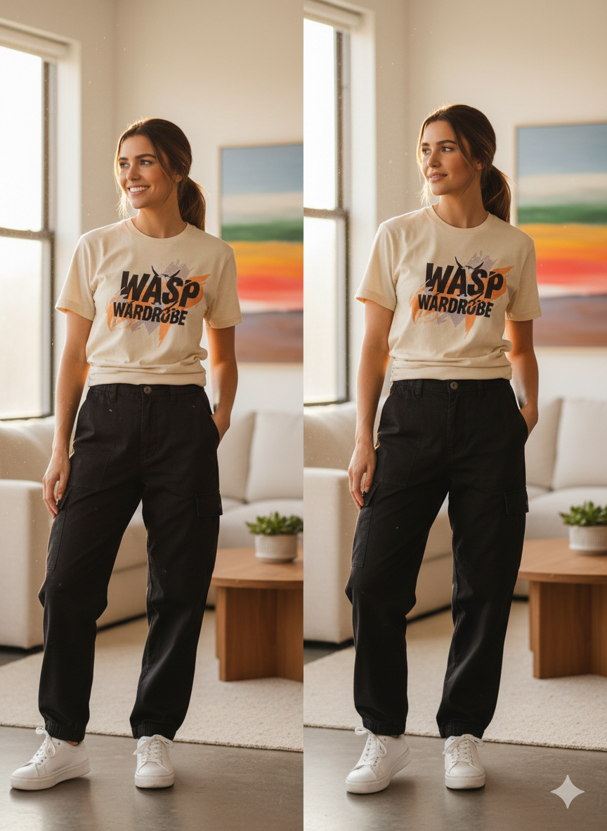 -Wasp Wardrobe Exclusive Beige Unisex T-Shirt