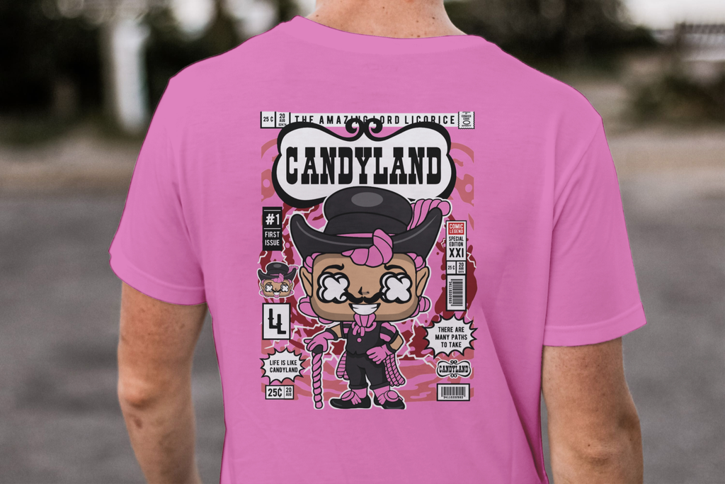 The Amazing Lord Licorice | First Issue Comic Tee