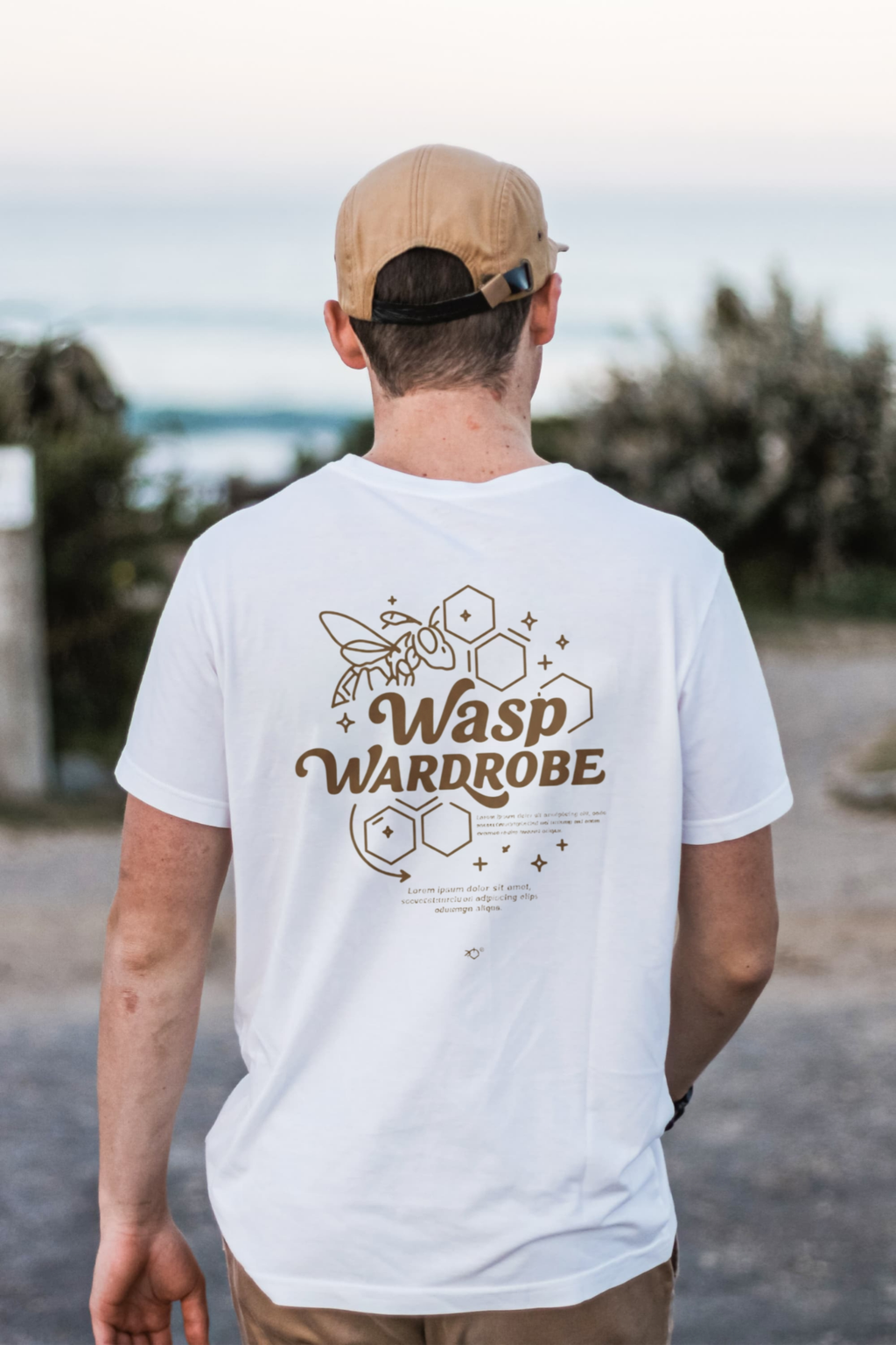 Wasp Wardrobe Honey comb Tee-[Exclusive Wasp Wardrobe Design]