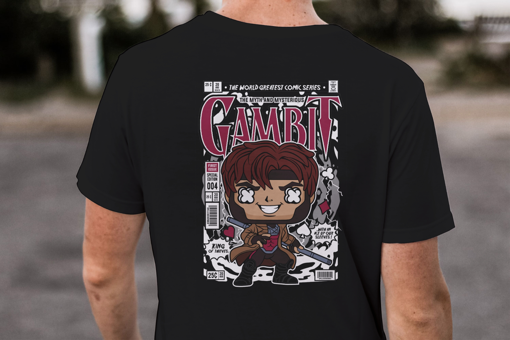 The Myth & Mysterious" Funko Gambit Comic Cover Tee