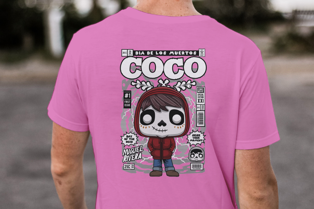 Seize Your Moment" Funko Miguel Comic Cover Tee