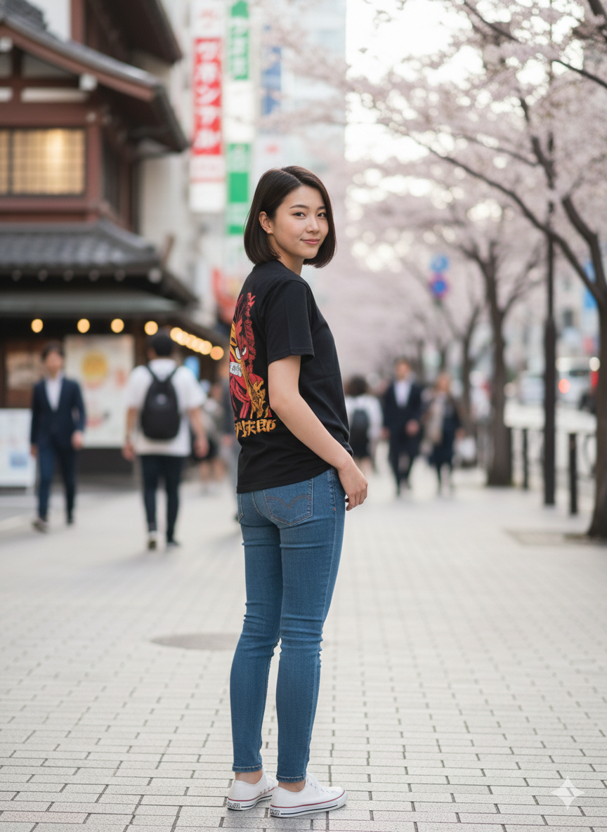 Tanjiro Kamado "Fire & Blade" Anime Tee