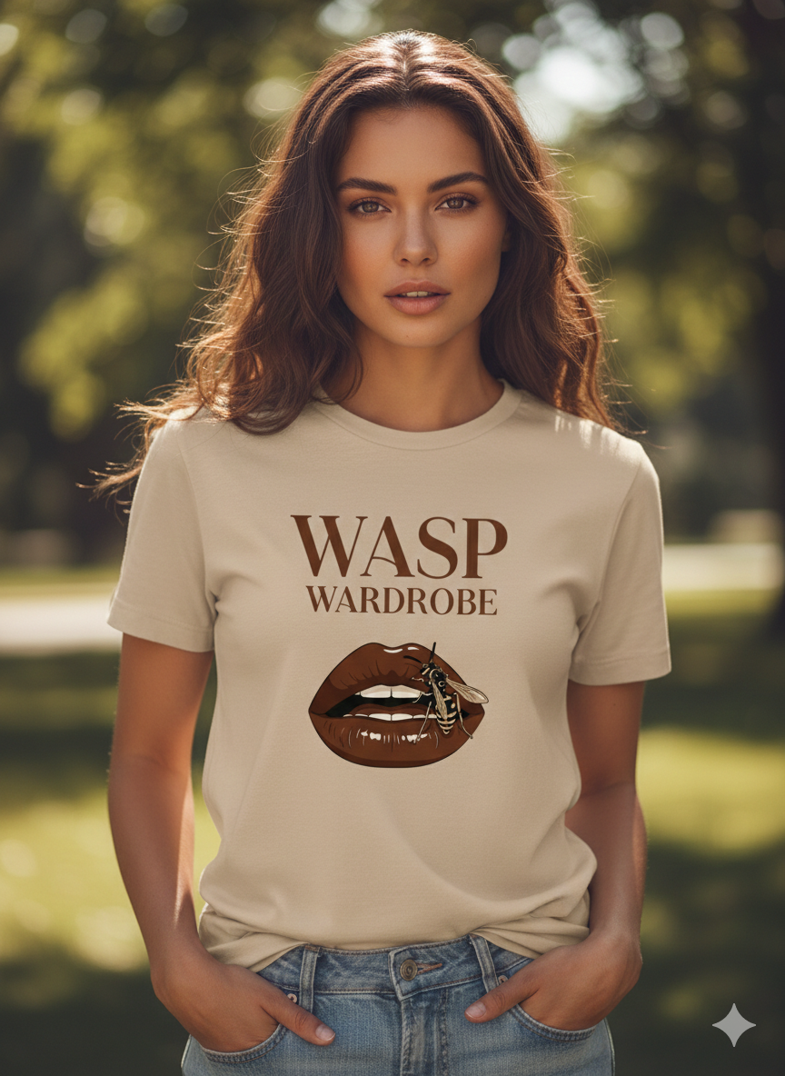 Wasp Wardrobe "Lethal Lip" Signature Tee
