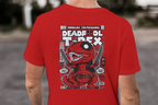 Jurassic Chimichanga" Funko Deadpool T-Rex Comic Tee