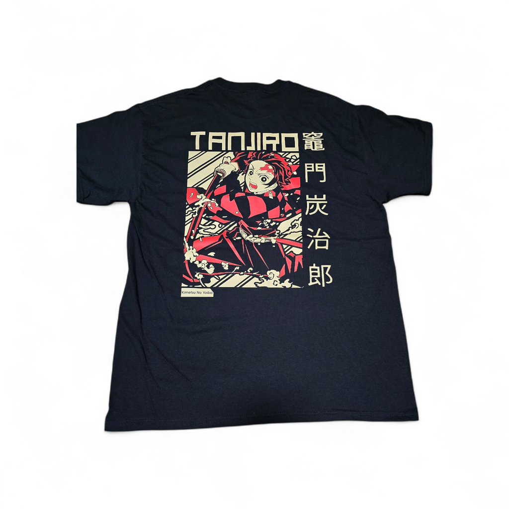 Tanjiro Kamado Graphic Tee – Demon Slayer Kanji Edition