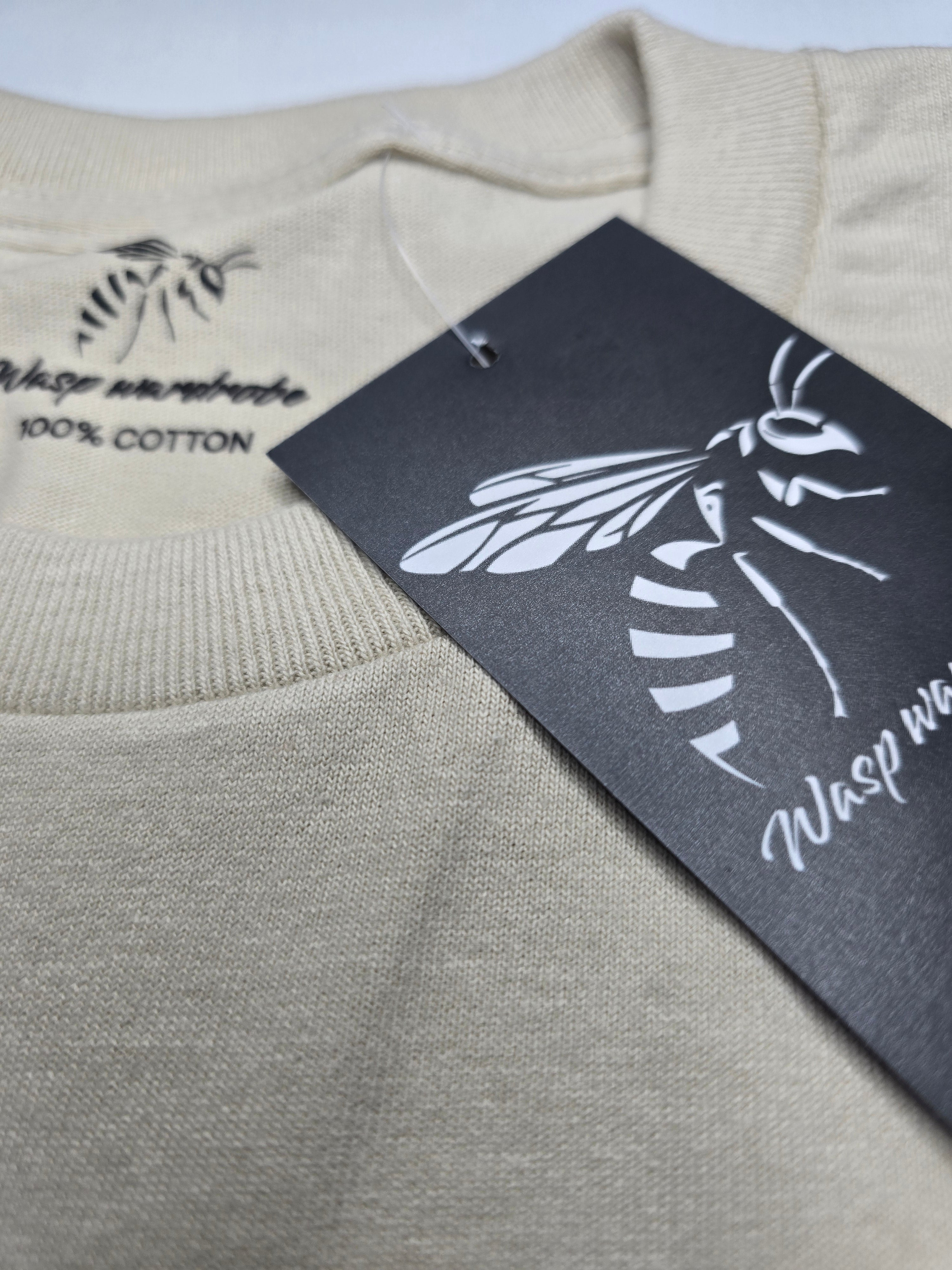 -Wasp Wardrobe Exclusive Beige Unisex T-Shirt