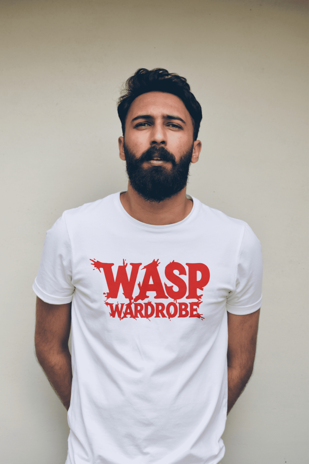 Wasp Wardrobe Tee [Red lettering]