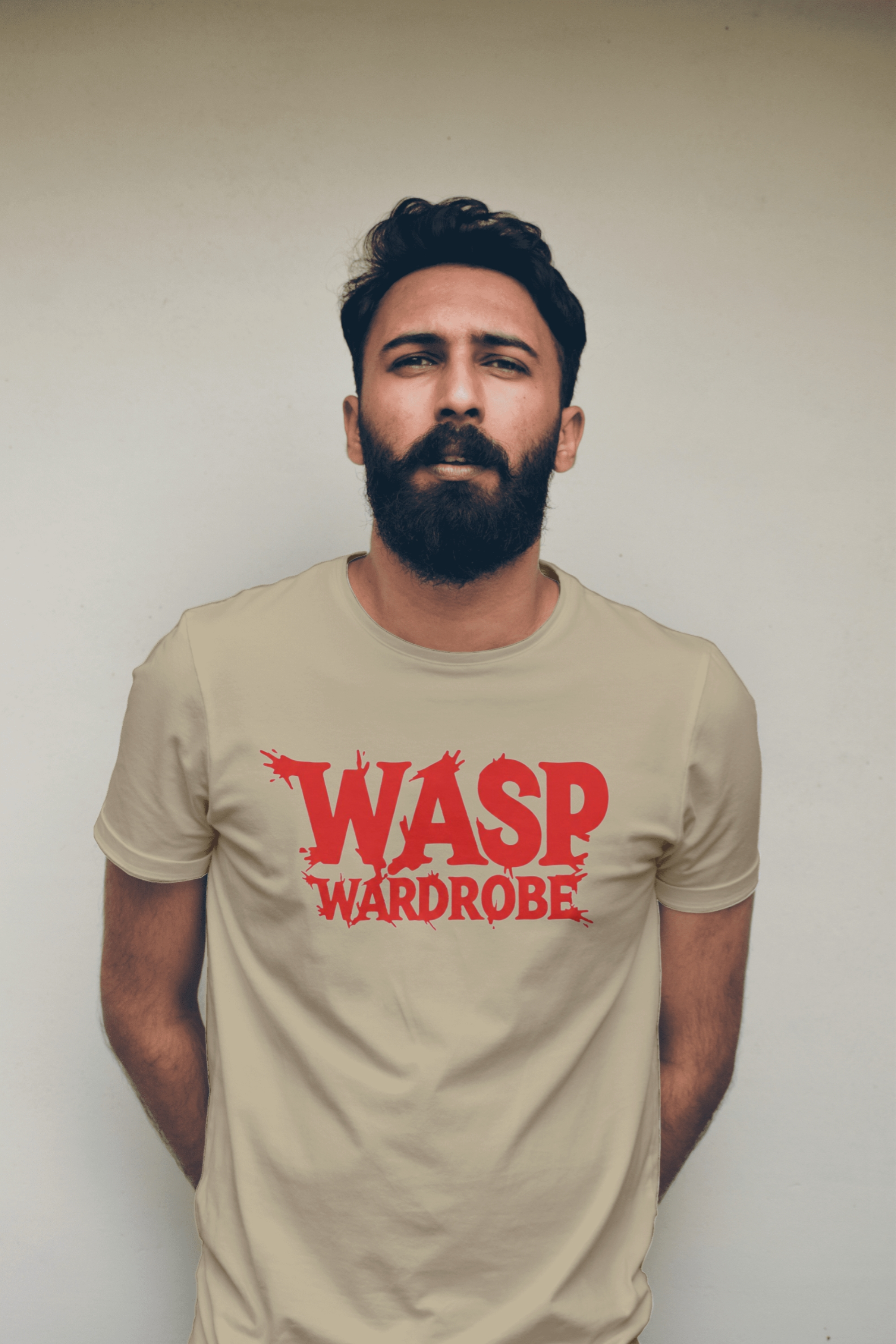 Wasp Wardrobe Tee [Red lettering]