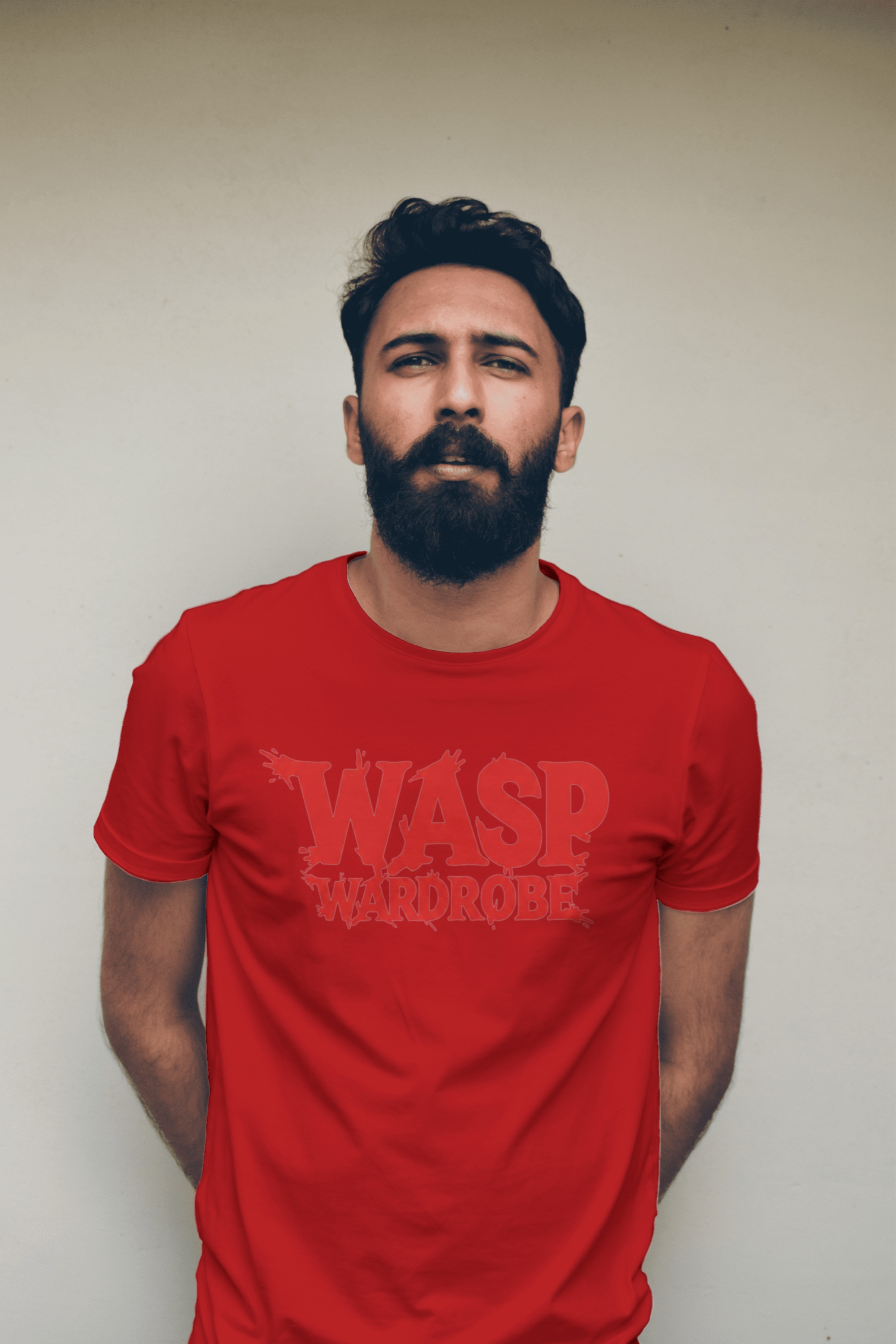 Wasp Wardrobe Tee [Red lettering]