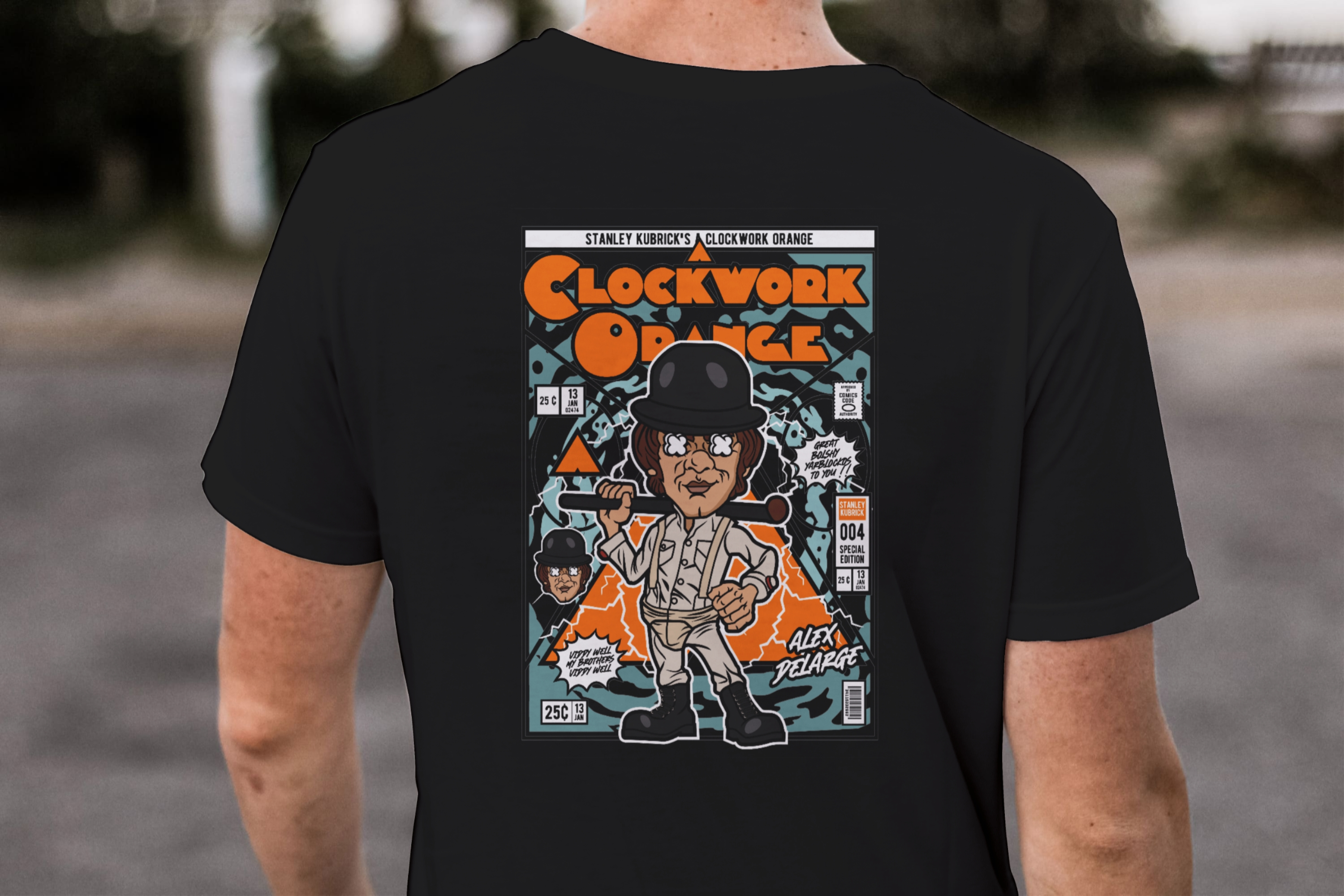 The Kubrick Kulture Series: "Clockwork Orange" Comic Cover Tee