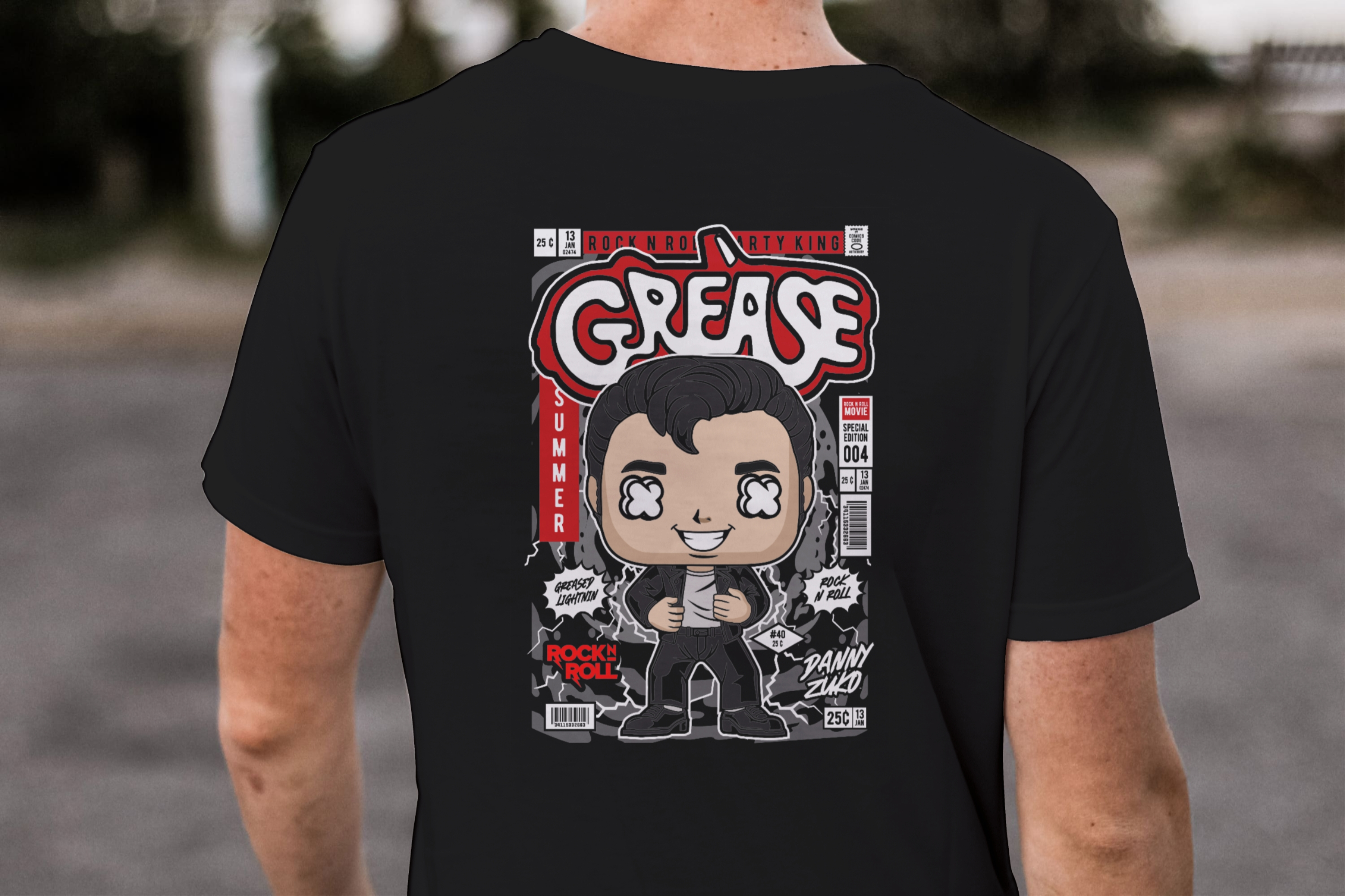 The T-Bird Collection: "Grease" Retro Comic Style Tee