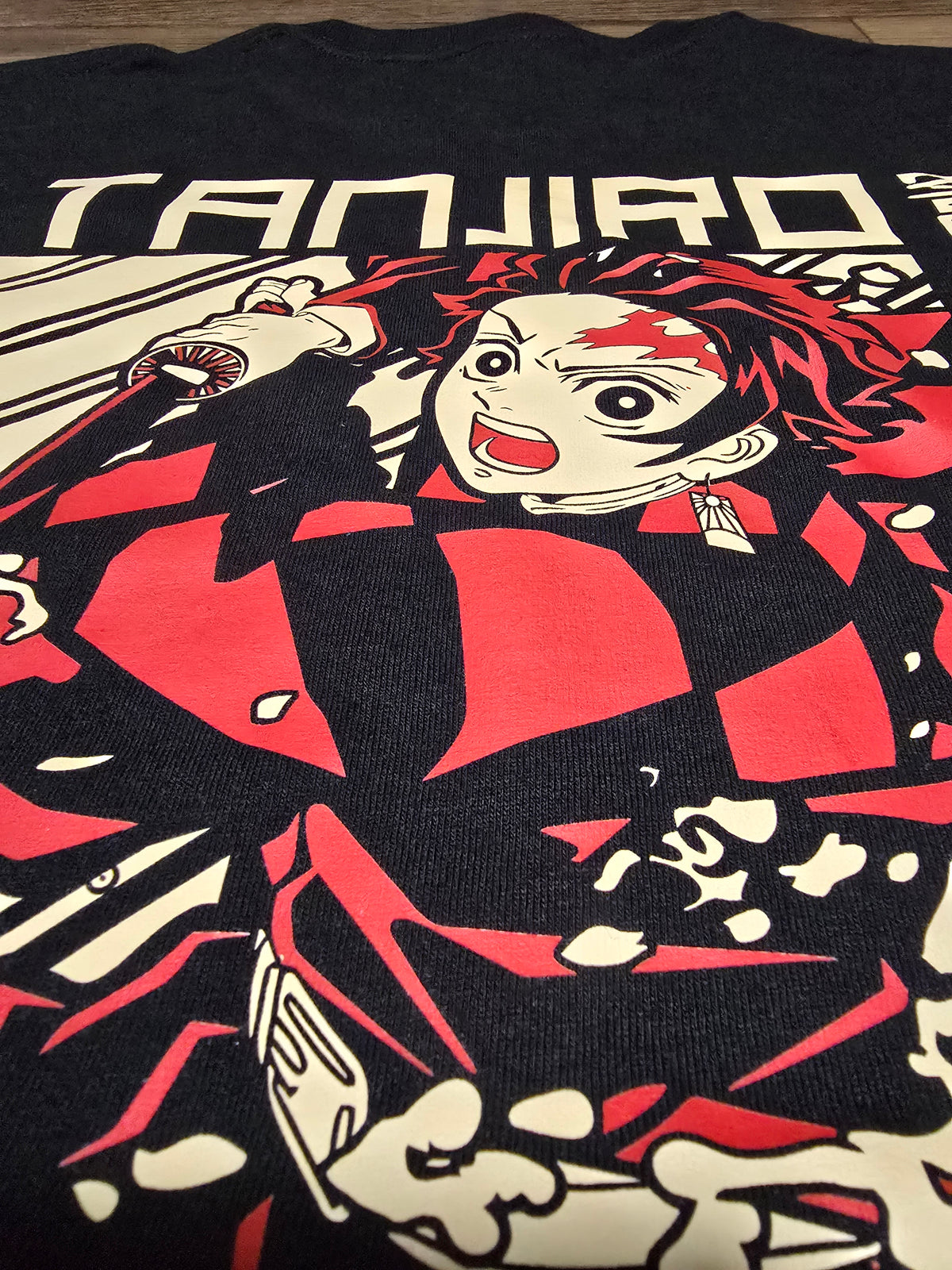 Tanjiro Kamado Graphic Tee – Demon Slayer Kanji Edition