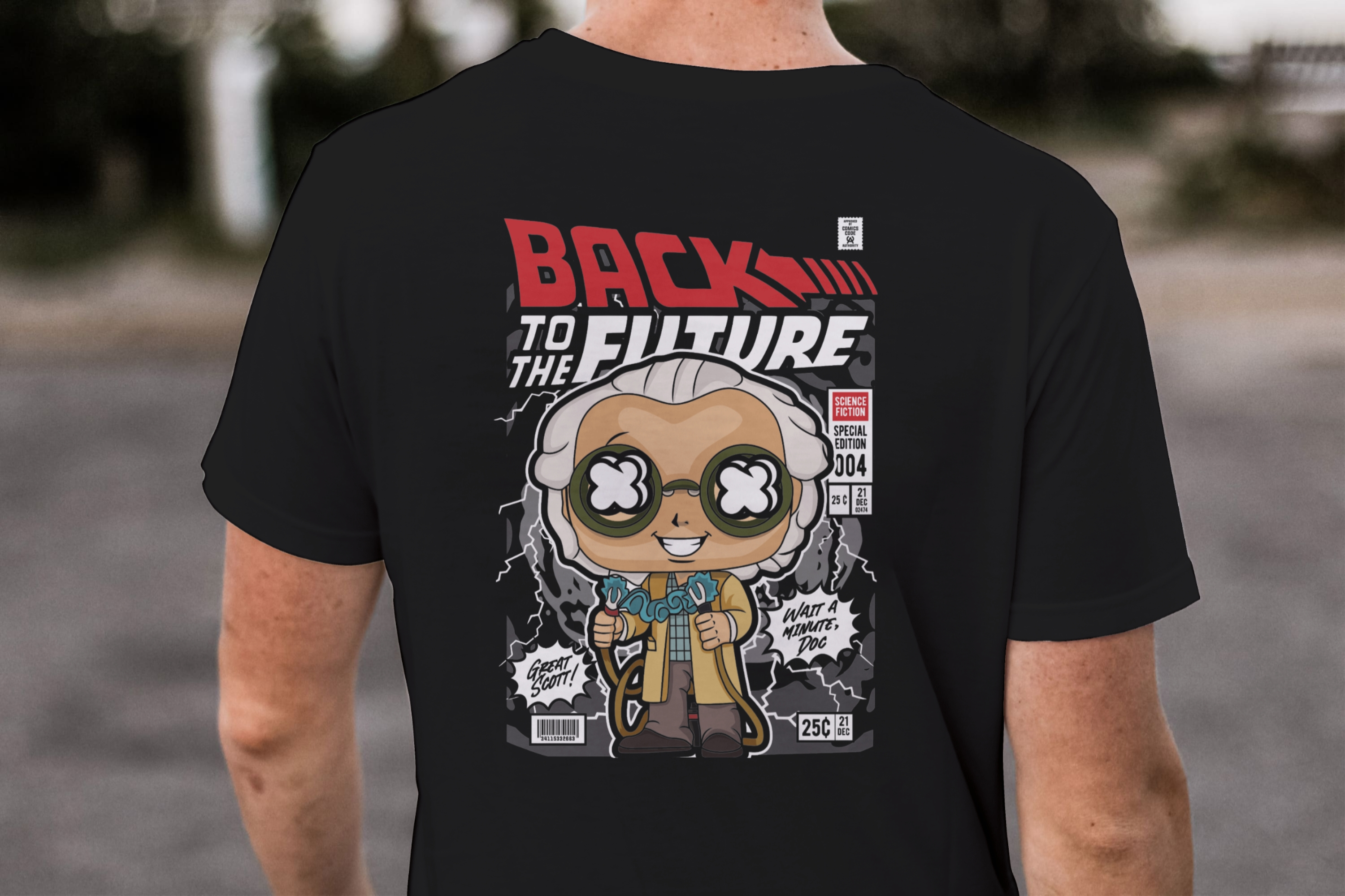 The Time Traveler Collection: "Back to the Future" Doc Brown Tee