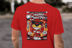 Dangerously Cheesy Legends: Chester Cheetah Pop-Art Graphic Shirt