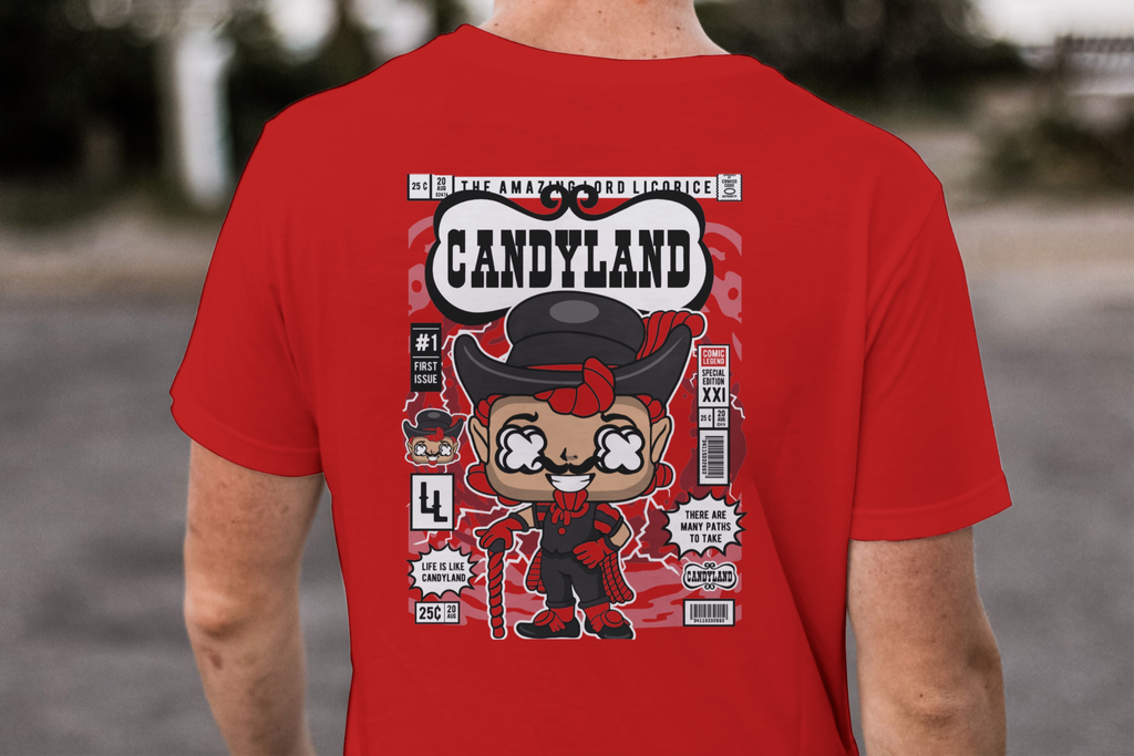 The Amazing Lord Licorice | First Issue Comic Tee