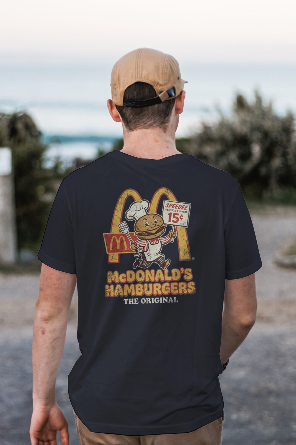 Vintage McDonald's 1955 Speedee Mascot Retro Tee