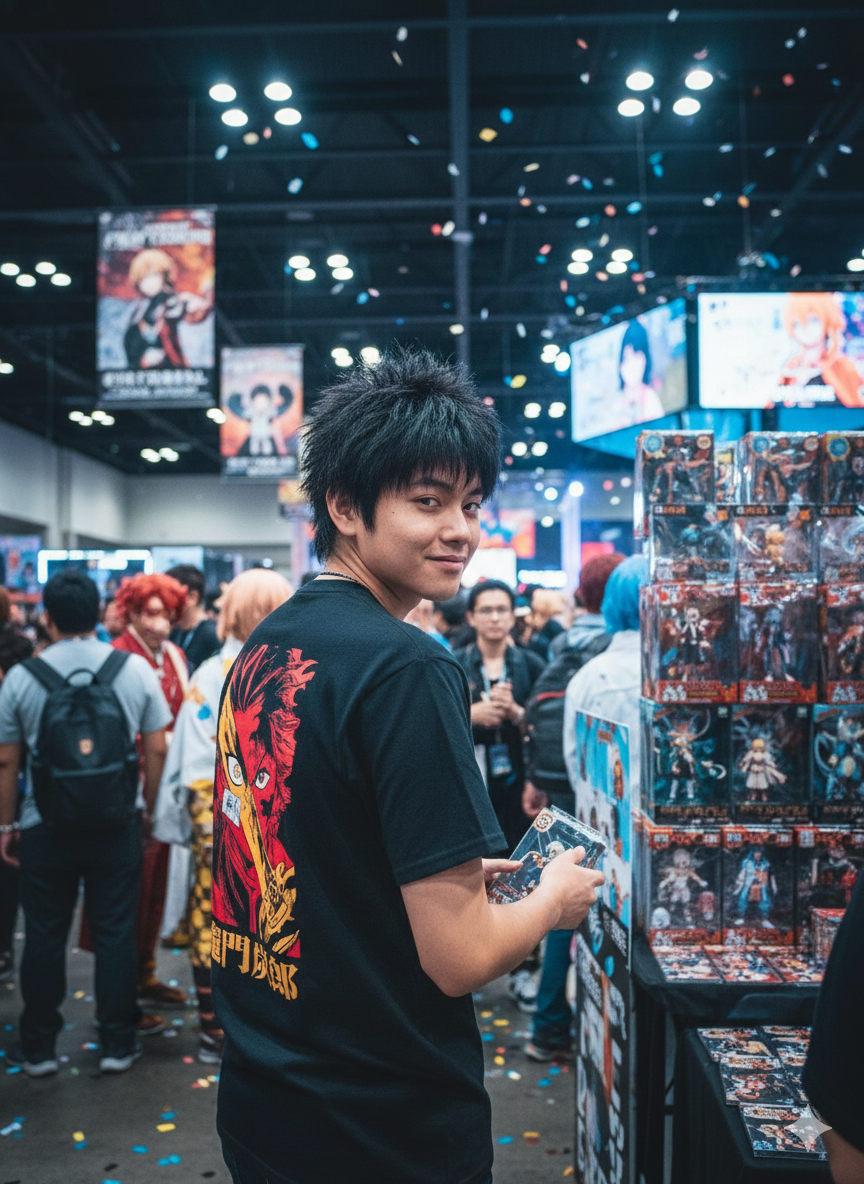 Tanjiro Kamado "Fire & Blade" Anime Tee